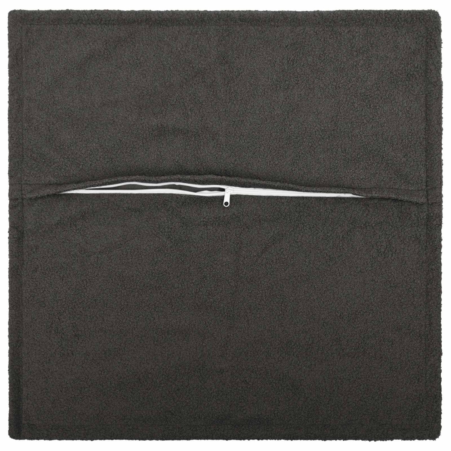 Pudebetræk 2 pcs HOUTEN Mørkegrå 70 x 70 cm Bouclé