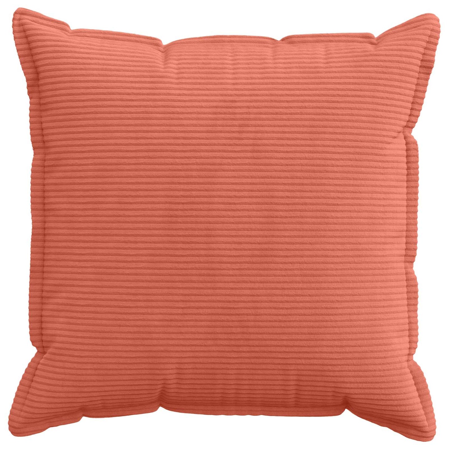 Pudebetræk 6 stk. HOUTEN Rød orange 80 x 80 cm cordfløjl