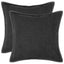 Pudebetræk 2 pcs HOUTEN Mørkegrå 80 x 80 cm Bouclé