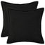 Pudebetræk 2 pcs HOUTEN Sort 80 x 80 cm Bouclé