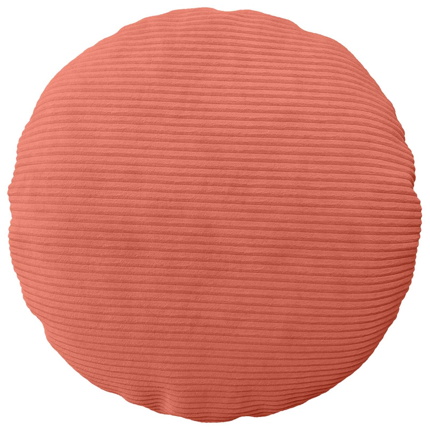 Pudebetræk 6 pcs HEERLEN Rød orange Ø 30 cm cordfløjl