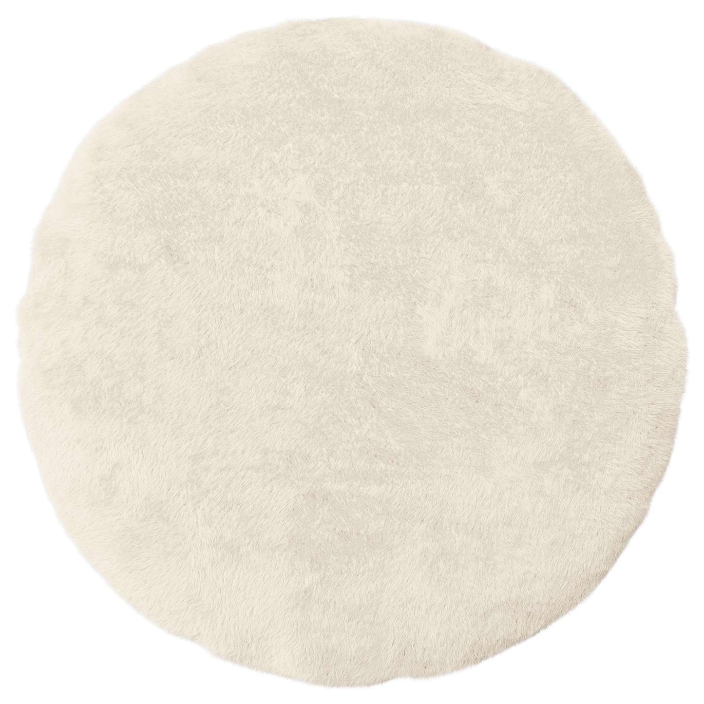 Pudebetræk 6 stk. HEERLEN Hvid Ø 30 cm Faux Kanin Pels