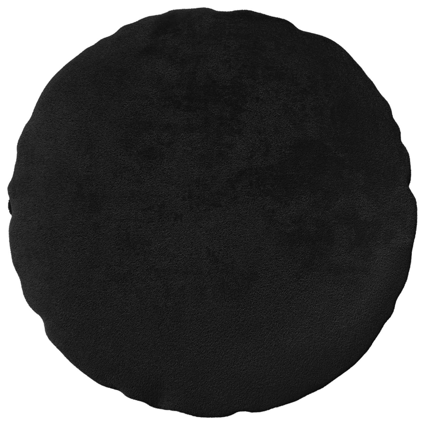 Pudebetræk 6 pcs HEERLEN Sort Ø 40 cm Flannel