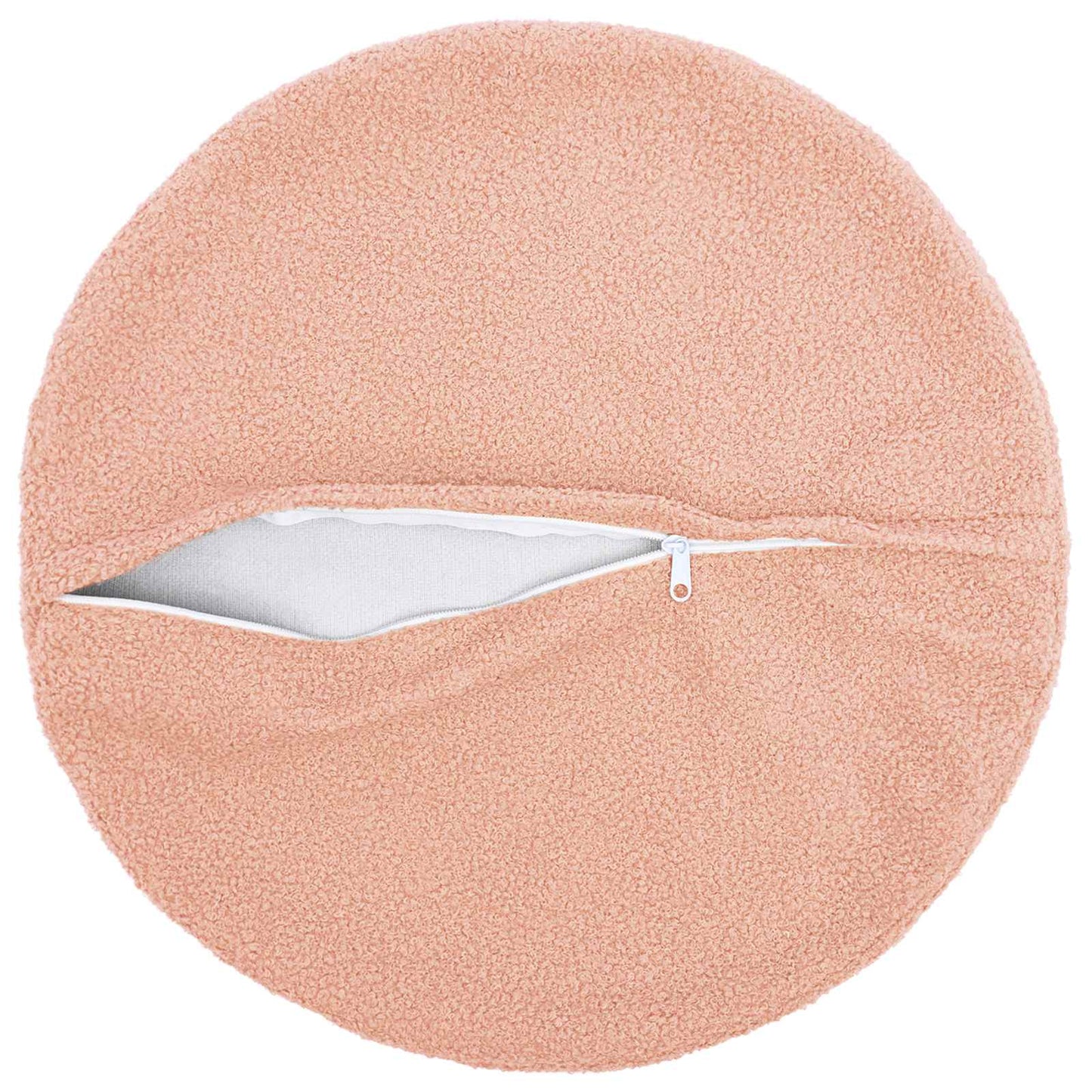 Pudebetræk 2 pcs HEERLEN Lyserød Ø 50 cm Bouclé