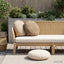 Pudebetræk 6 stk. HEERLEN Brun Ø 60 cm Chenille Stof