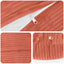 Pudebetræk 6 pcs HEERLEN Rød orange Ø 60 cm cordfløjl