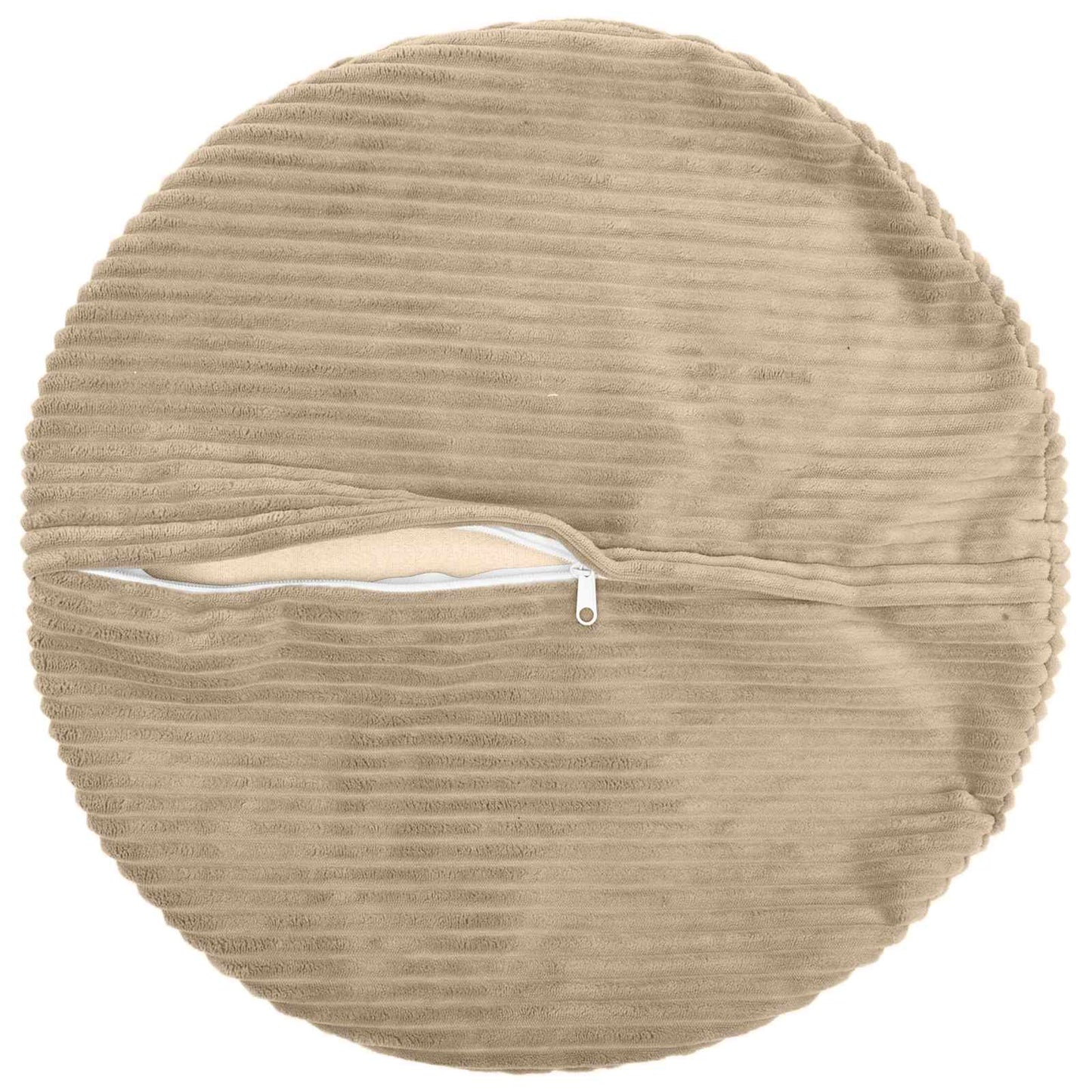 Pudebetræk 2 pcs HEERLEN Gråbrun Ø 60 cm cordfløjl