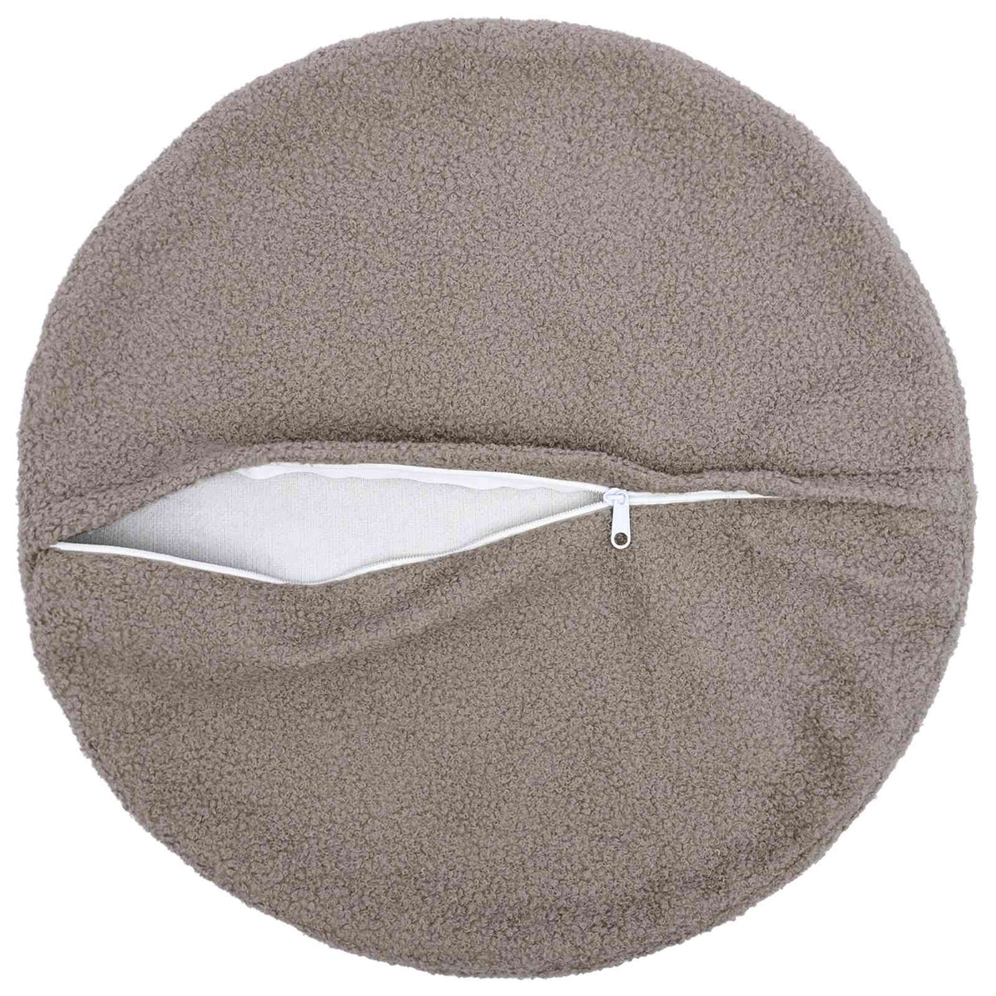 Pudebetræk 2 pcs HEERLEN Lysegrå Ø 60 cm Bouclé