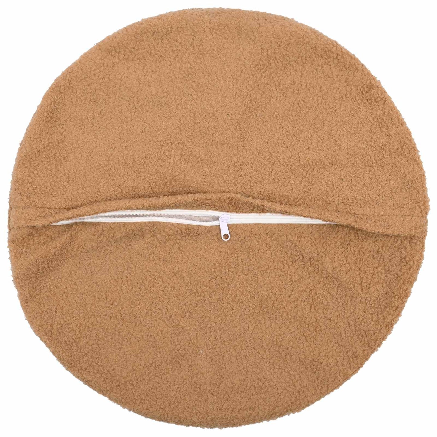 Pudebetræk 2 pcs HEERLEN Beige Ø 60 cm Bouclé