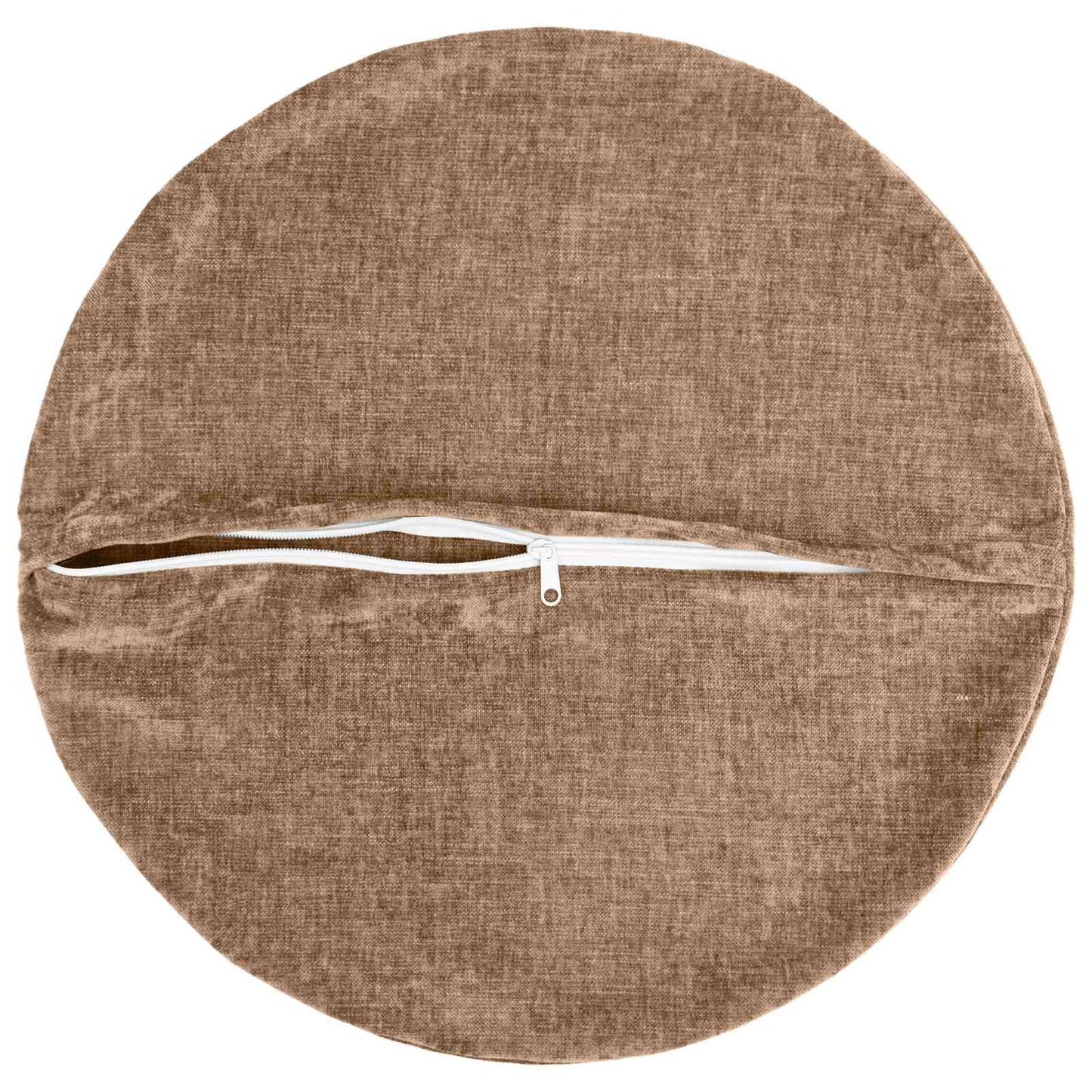 Pudebetræk 6 stk. HEERLEN Brun Ø 60 cm Chenille Stof