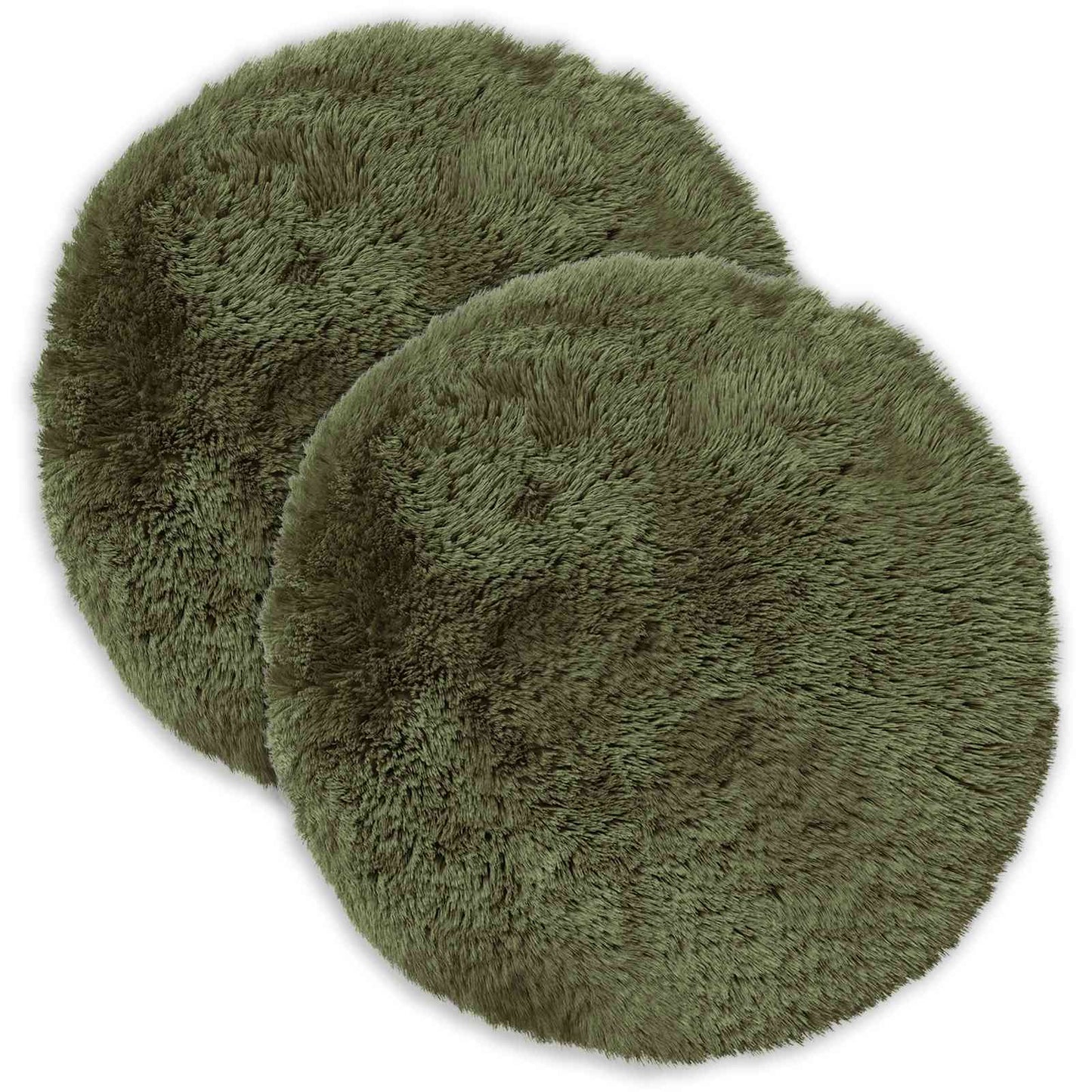 Pudebetræk 2 pcs HEERLEN Grøn Ø 60 cm PV Fleece