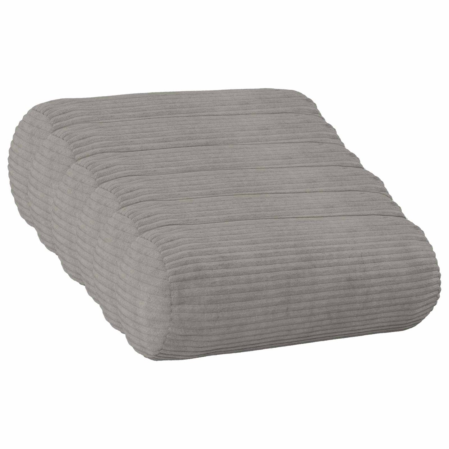 Pudebetræk 6 pcs HEERLEN Lysegrå Ø 15 x 40 cm cordfløjl