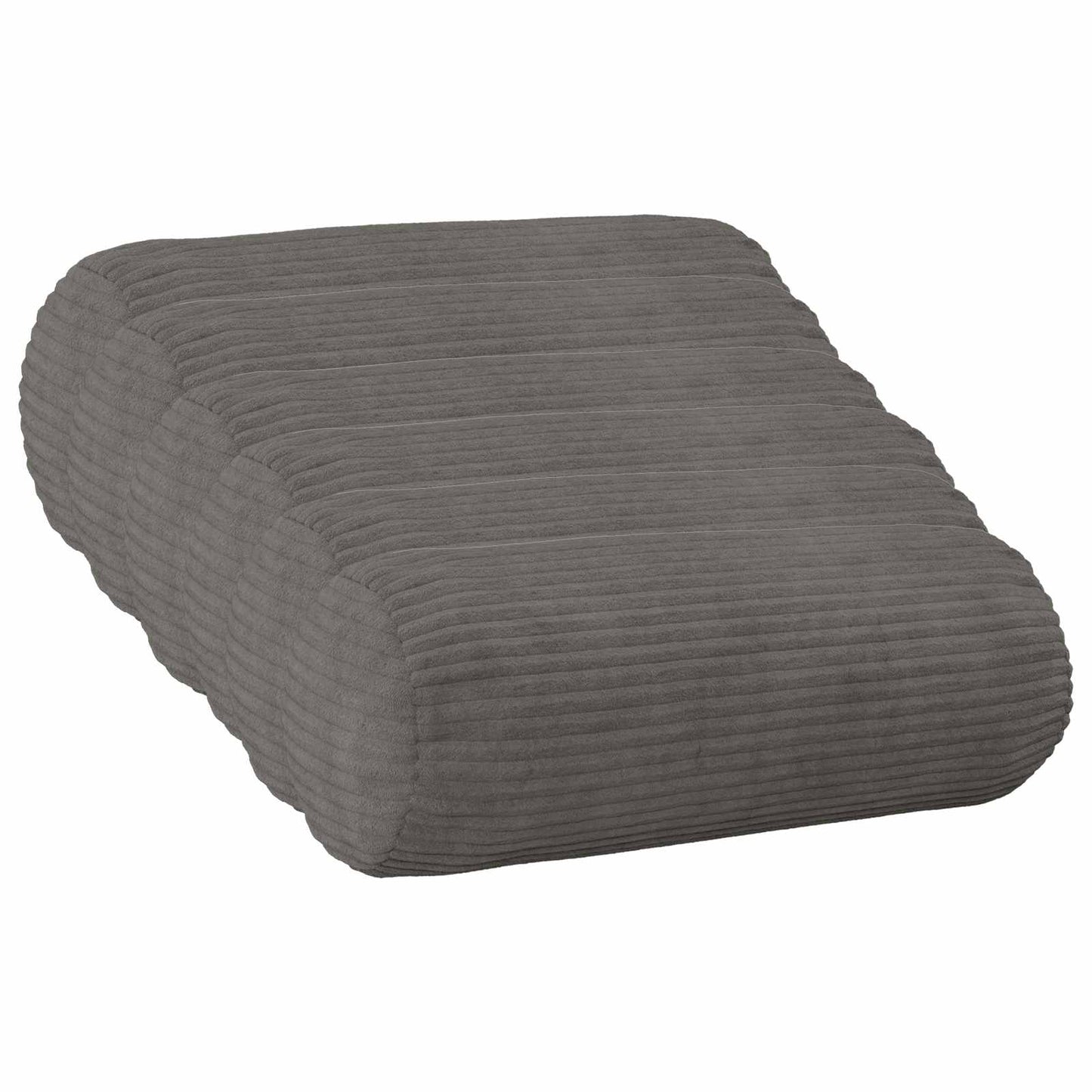 Pudebetræk 6 pcs HEERLEN Mørkegrå Ø 15 x 40 cm cordfløjl