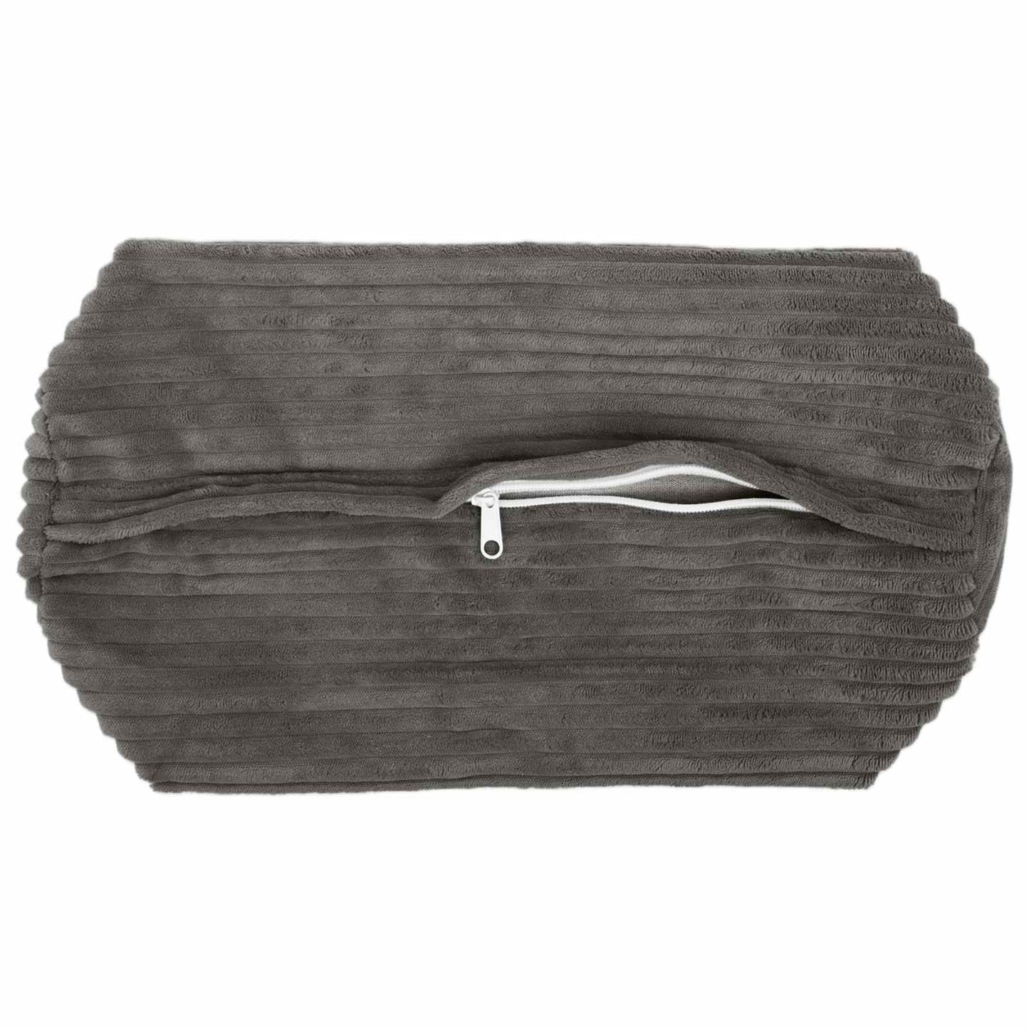 Pudebetræk 6 pcs HEERLEN Mørkegrå Ø 15 x 40 cm cordfløjl