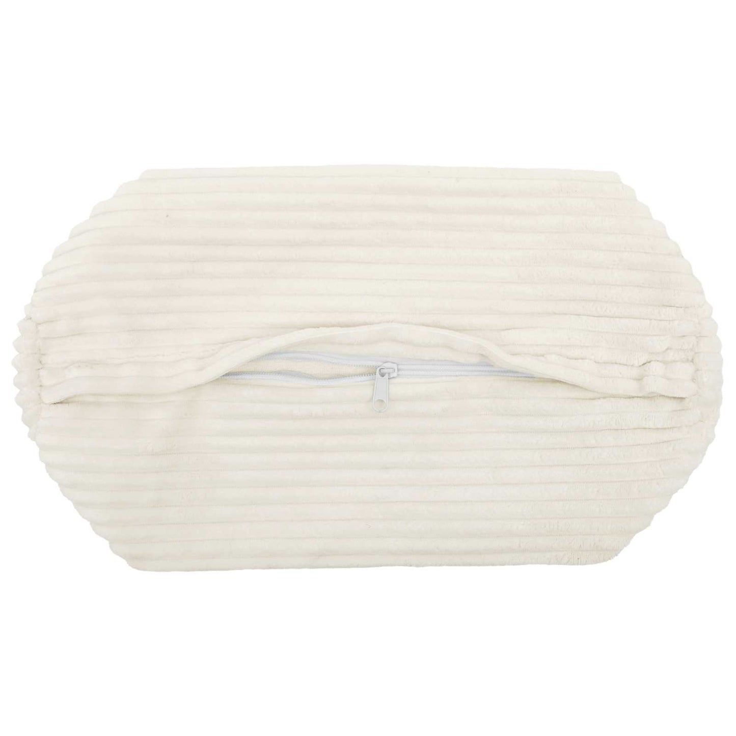 Pudebetræk 2 pcs HEERLEN Cremefarvet Ø 15 x 40 cm cordfløjl