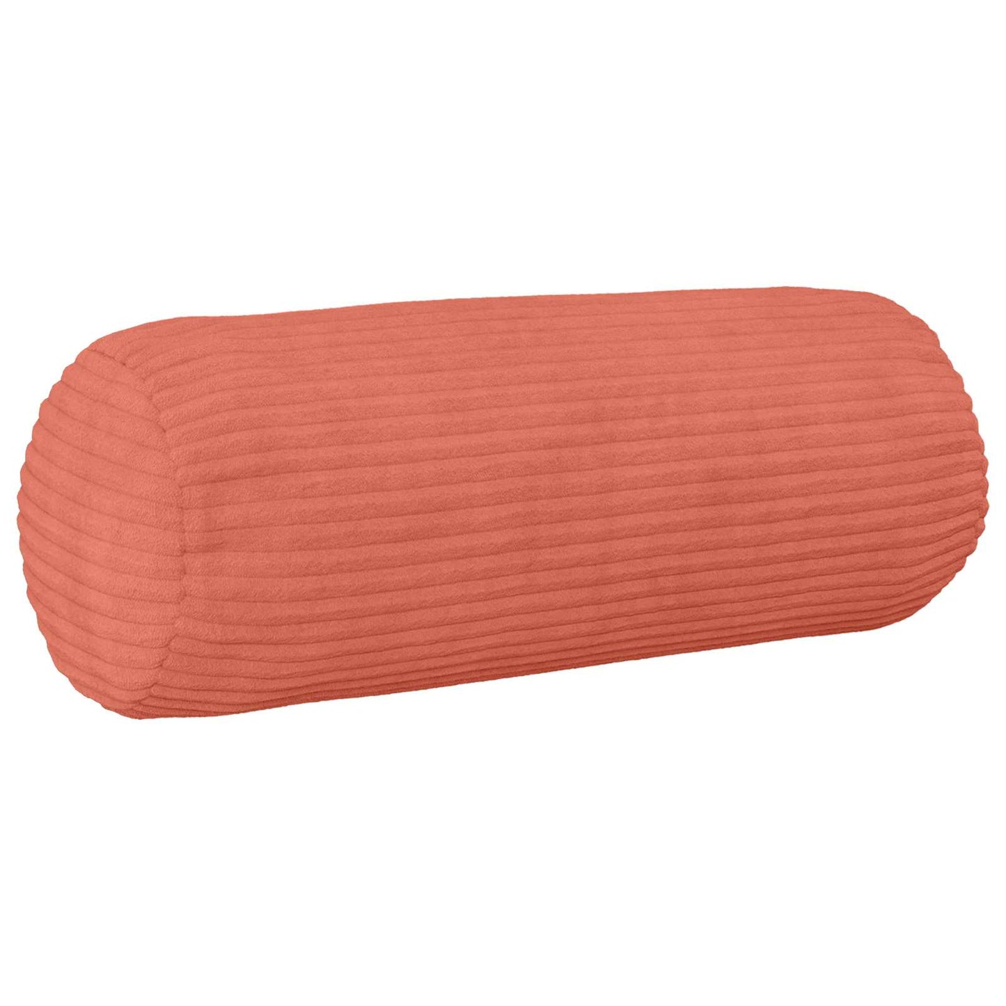 Pudebetræk 2 pcs HEERLEN Rød orange Ø 15 x 40 cm cordfløjl