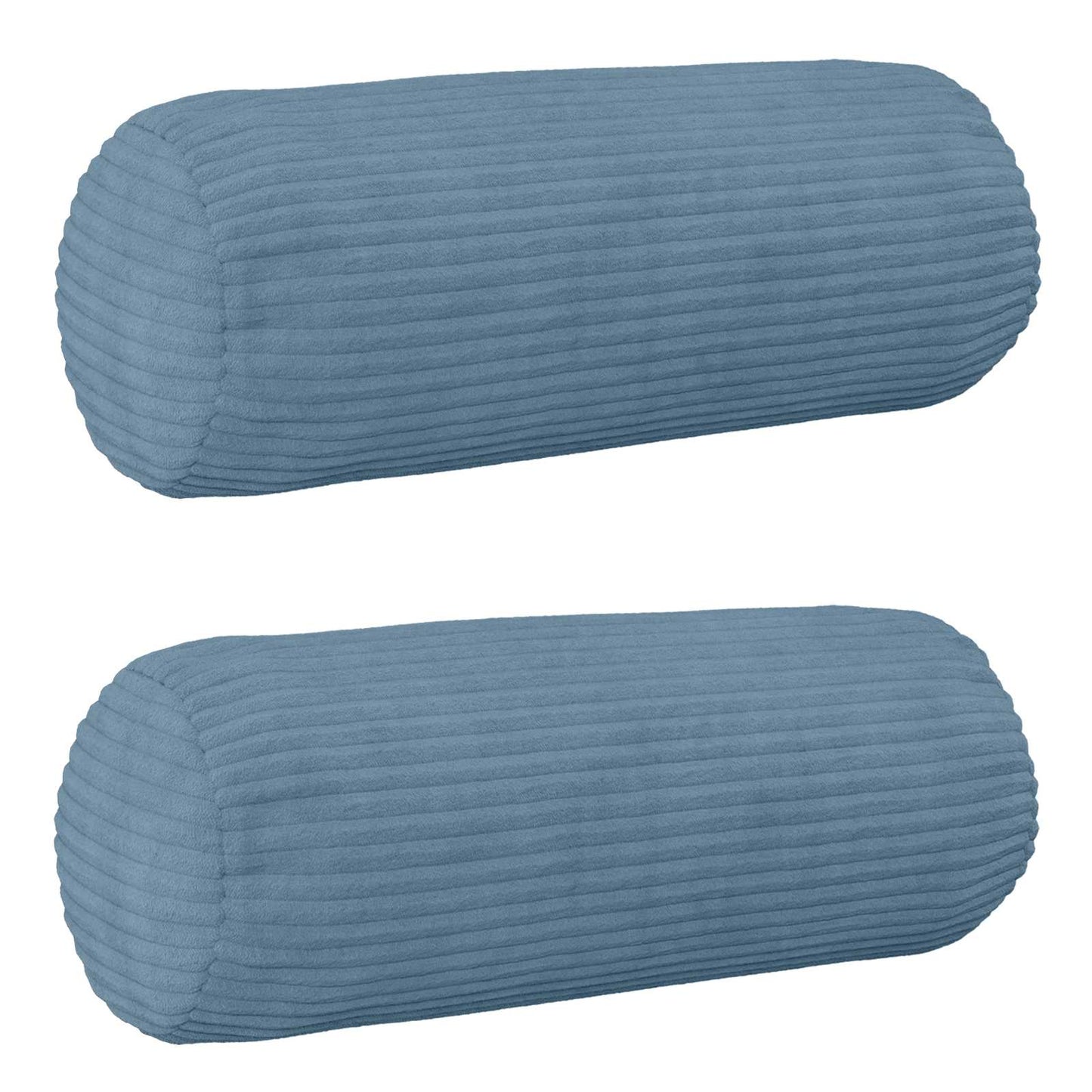 Pudebetræk 2 pcs HEERLEN Blå Ø 15 x 40 cm cordfløjl