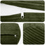 Pudebetræk 6 pcs HEERLEN Grøn Ø 15 x 40 cm cordfløjl