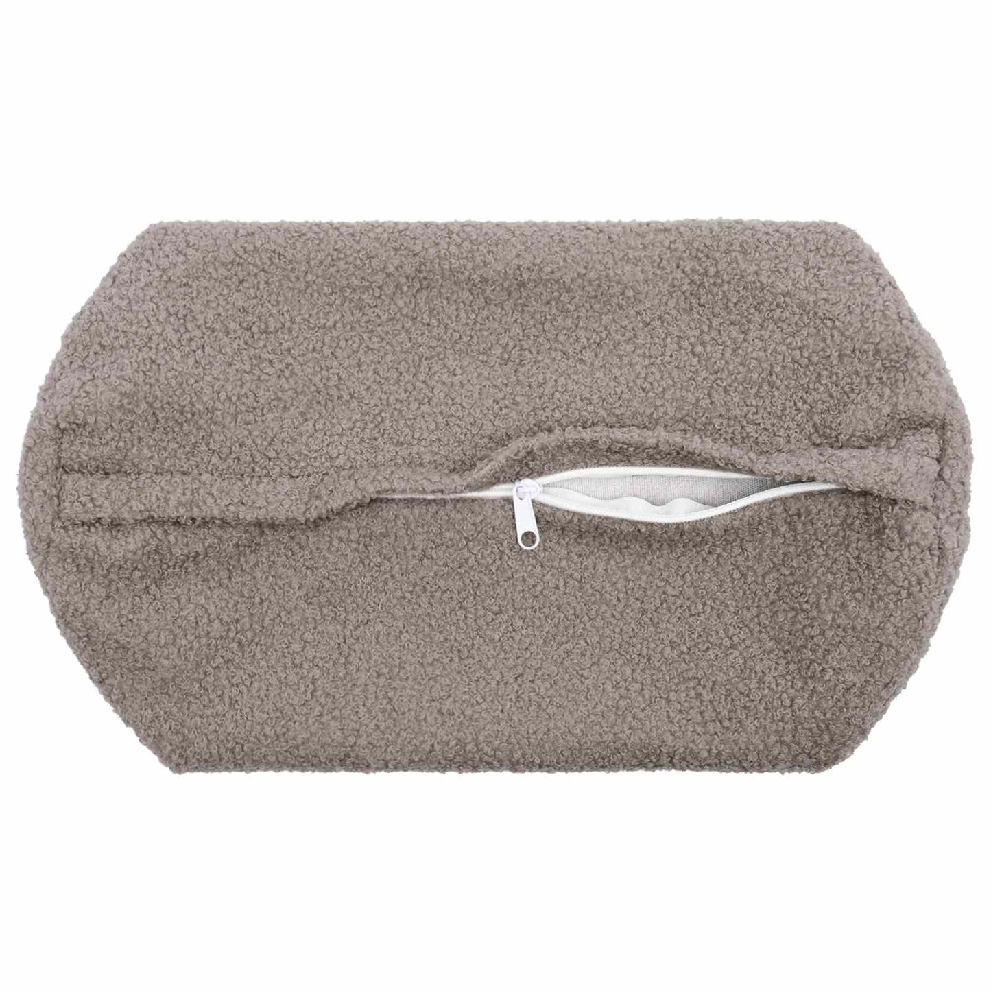 Pudebetræk 2 pcs HEERLEN Lysegrå Ø 15 x 40 cm Bouclé