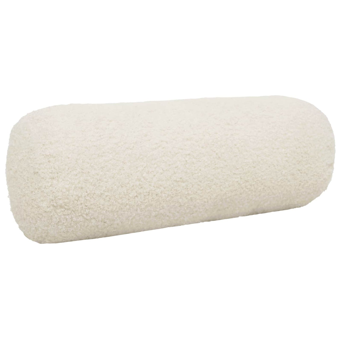 Pudebetræk 2 pcs HEERLEN Cremefarvet Ø 15 x 40 cm Bouclé