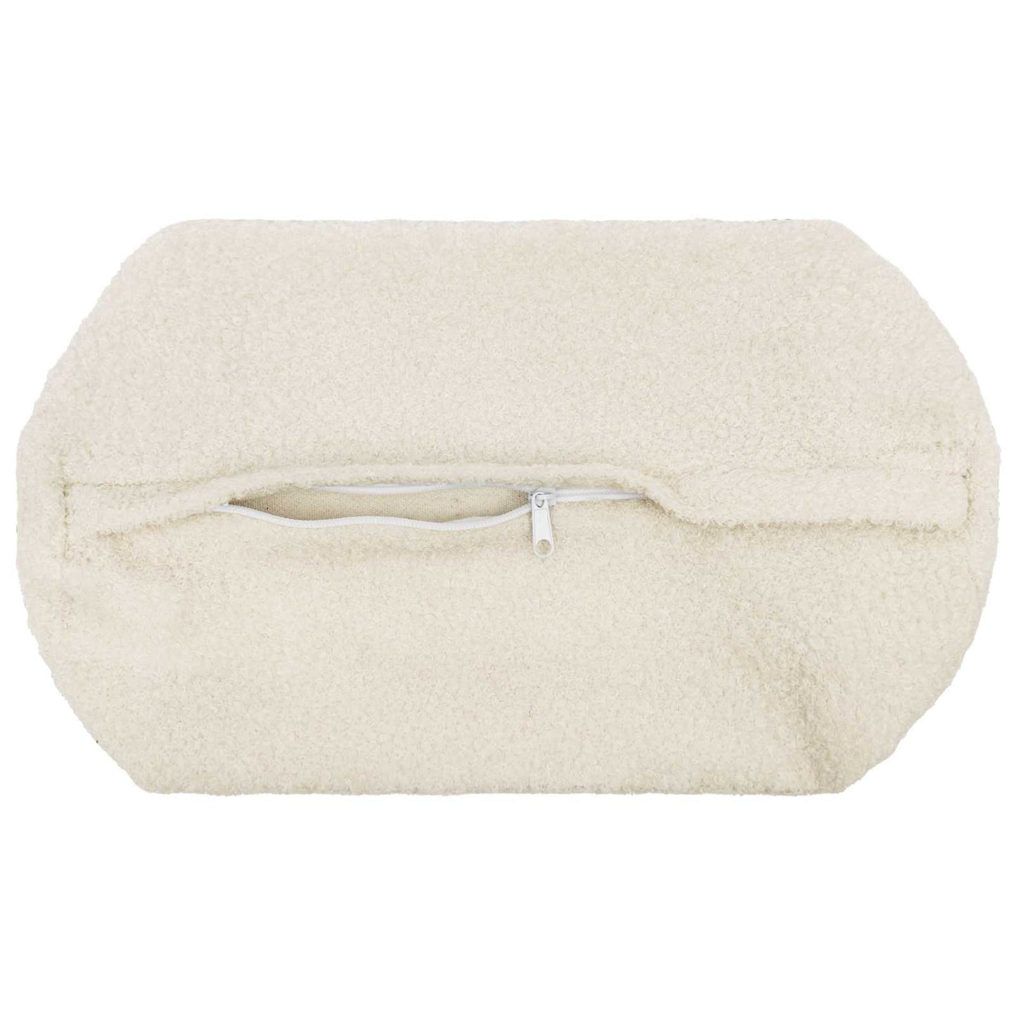 Pudebetræk 6 pcs HEERLEN Cremefarvet Ø 15 x 40 cm Bouclé