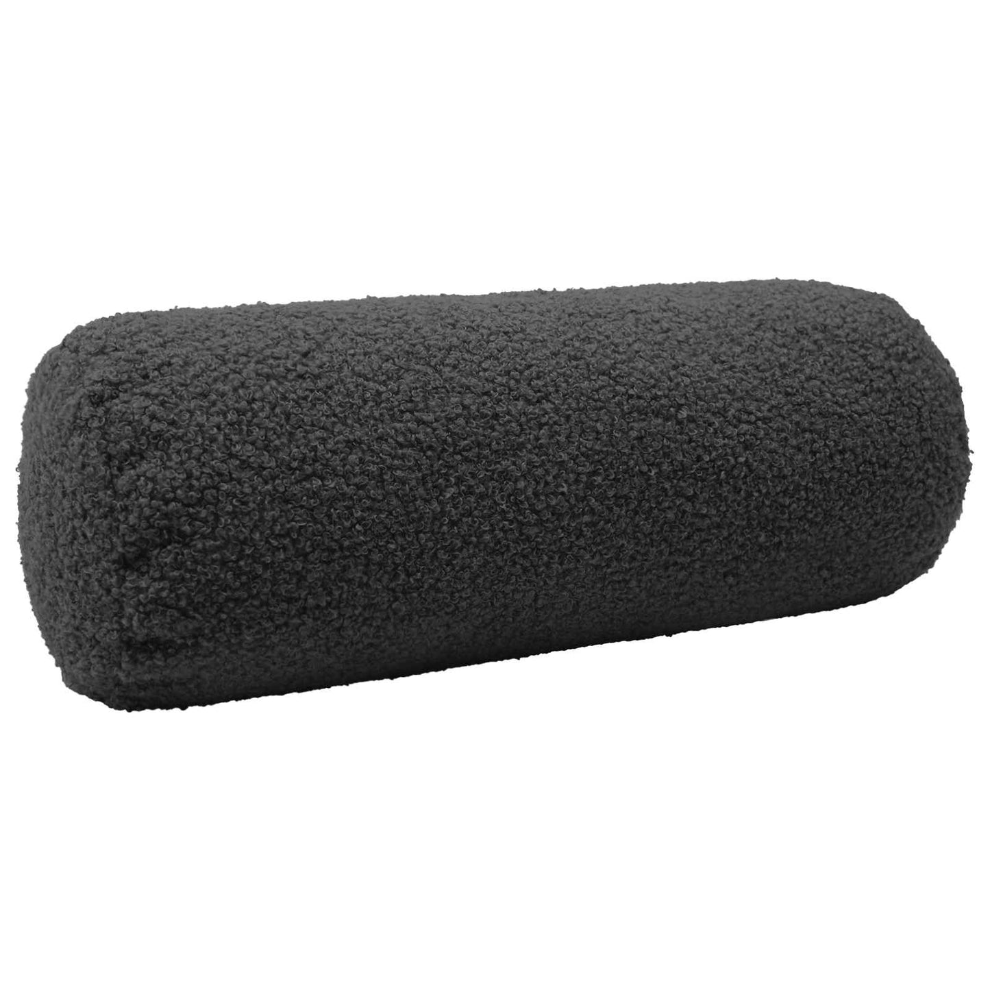 Pudebetræk 6 pcs HEERLEN Mørkegrå Ø 15 x 40 cm Bouclé
