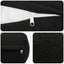 Pudebetræk 2 pcs HEERLEN Sort Ø 15 x 40 cm Bouclé