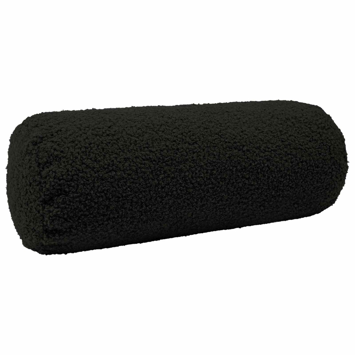 Pudebetræk 2 pcs HEERLEN Sort Ø 15 x 40 cm Bouclé