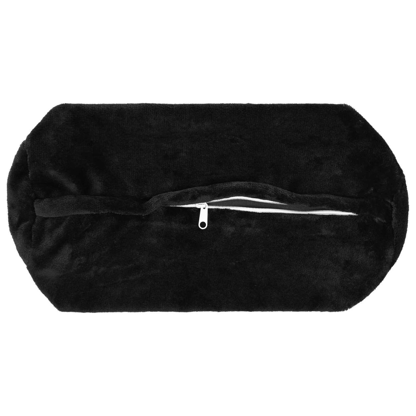 Pudebetræk 6 pcs HEERLEN Sort Ø 15 x 40 cm Flannel