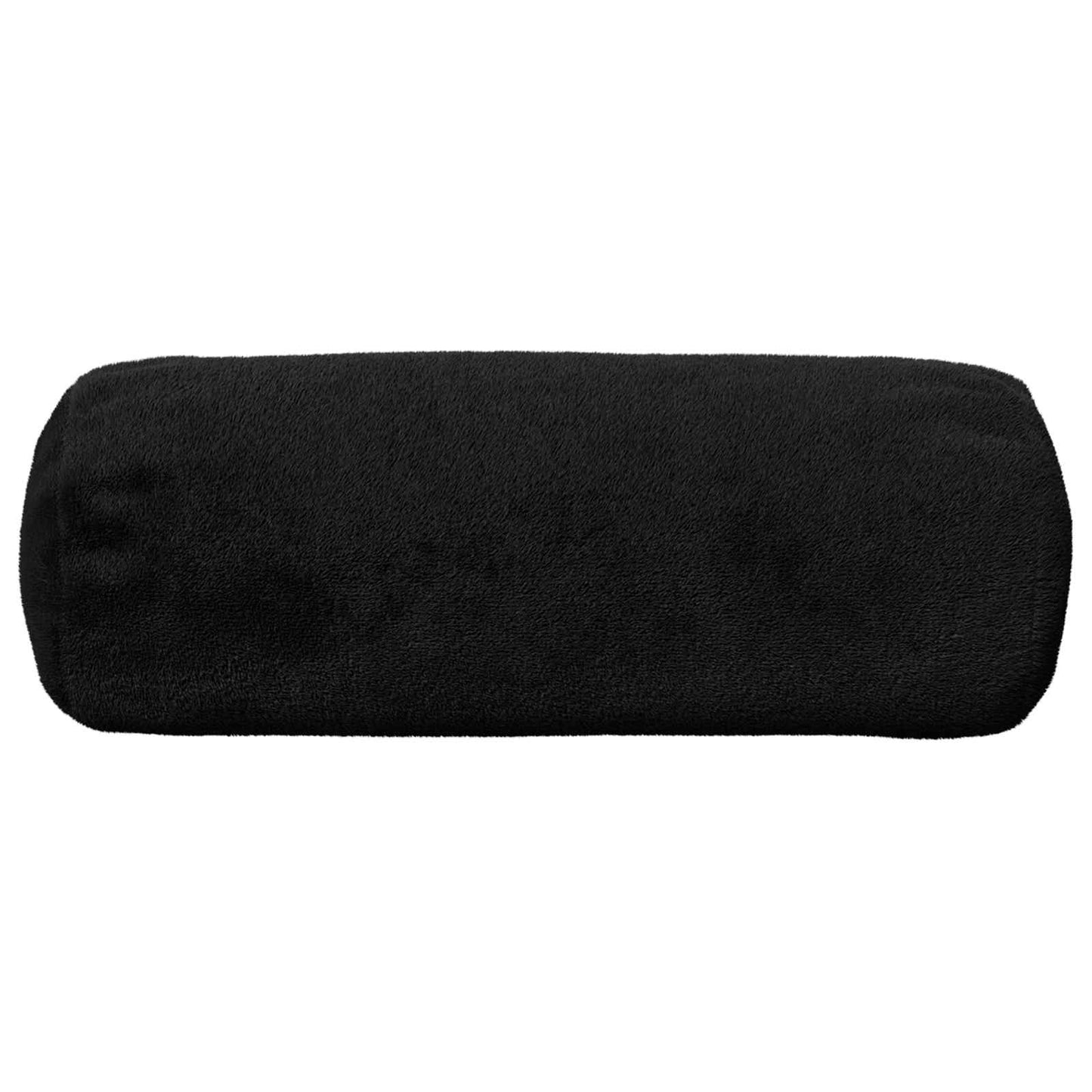 Pudebetræk 6 pcs HEERLEN Sort Ø 15 x 40 cm Flannel