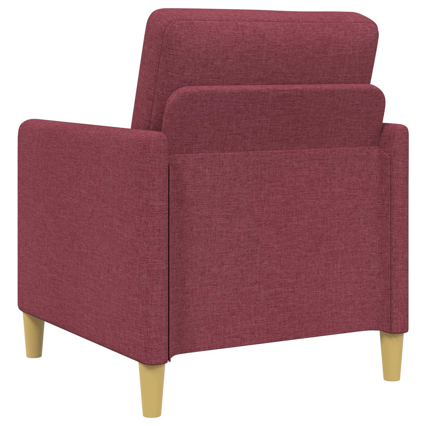Sofa sæt med opbevaring 2 stk. Vinrød Polyester