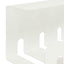 Under bordkablehåndteringstrå 2 stk. Hvid 43 x 10 x 10 cm Stål