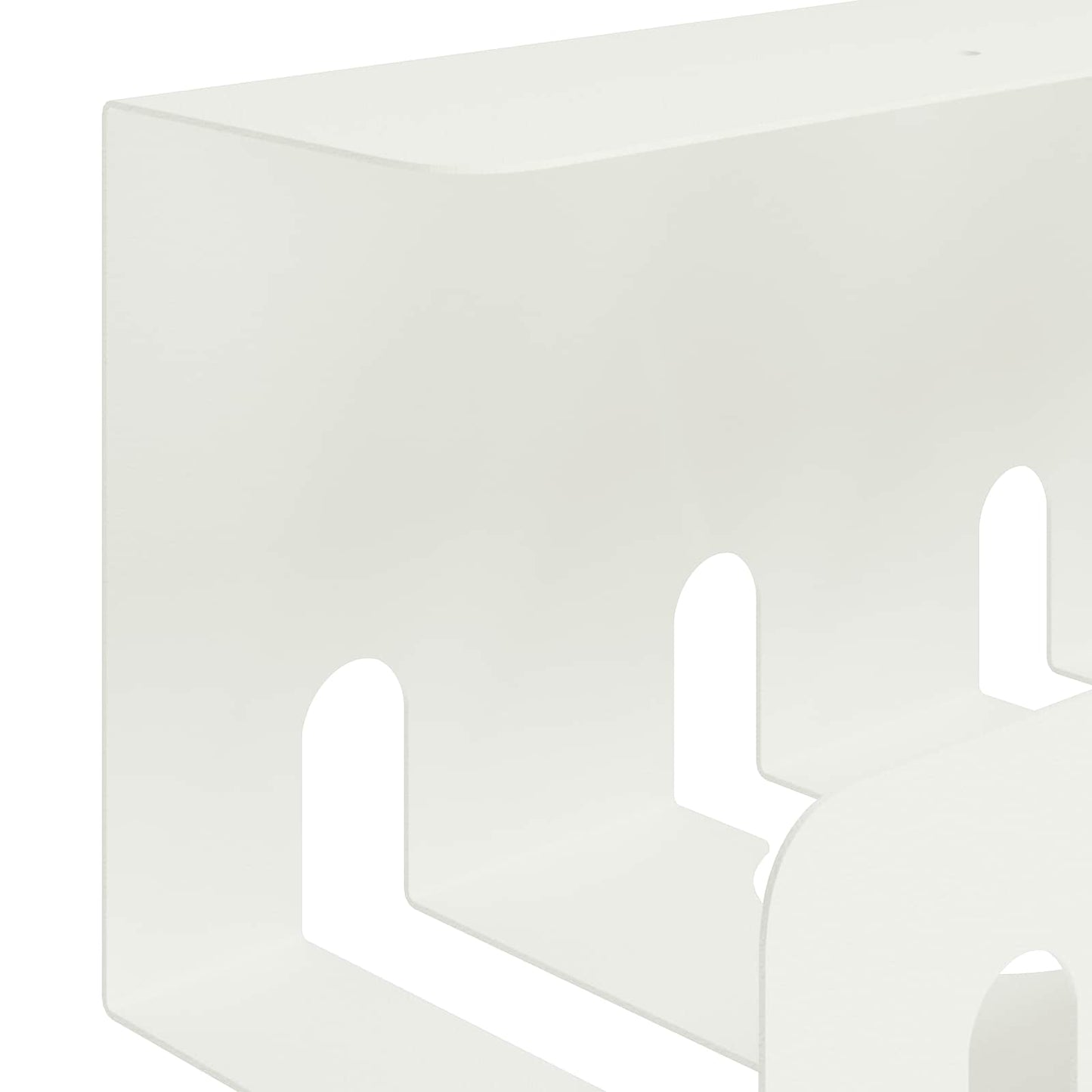 Under bordkablehåndteringstrå 2 stk. Hvid 43 x 10 x 10 cm Stål