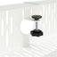 Under bordkablehåndteringstrå 2 stk. Hvid 35 x 12 x 13 cm Stål