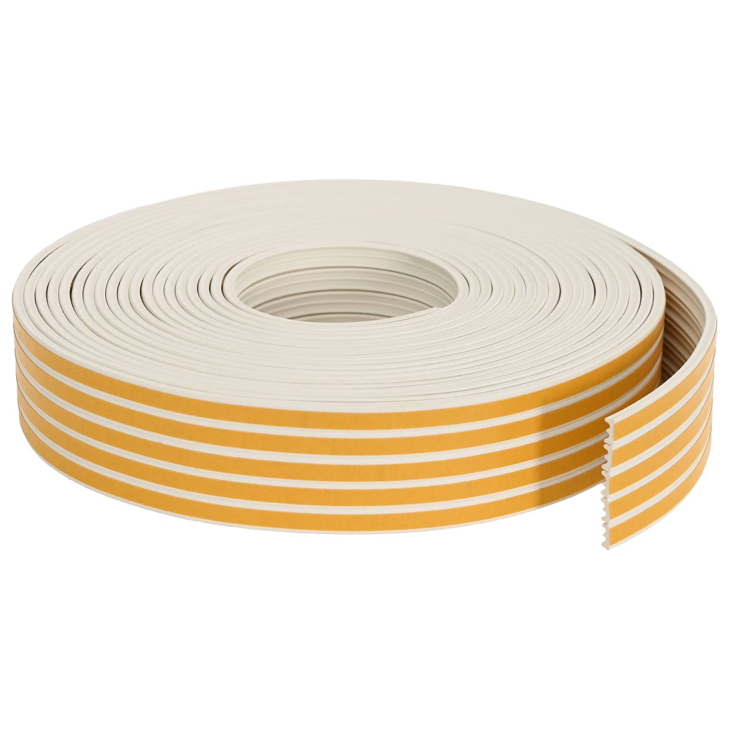 Selvklebende vindues tætningsbånd Hvid 9 x 4 mm 100 m EPDM-skum