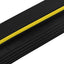Garage Gulvforsegling Sort og Gul 12 x 90 mm 5,5 m PVC