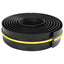 Garage Gulvforsegling Sort og Gul 12 x 90 mm 5,5 m PVC