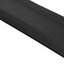 Garage Dør Tætning Sort 52 x 2 mm 5,5 m PVC