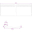 Garage Dør Tætning Sort 52 x 2 mm 5,5 m PVC