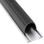 Garage Dør Tætning Sort 70 x 6 mm 4,5 m PVC
