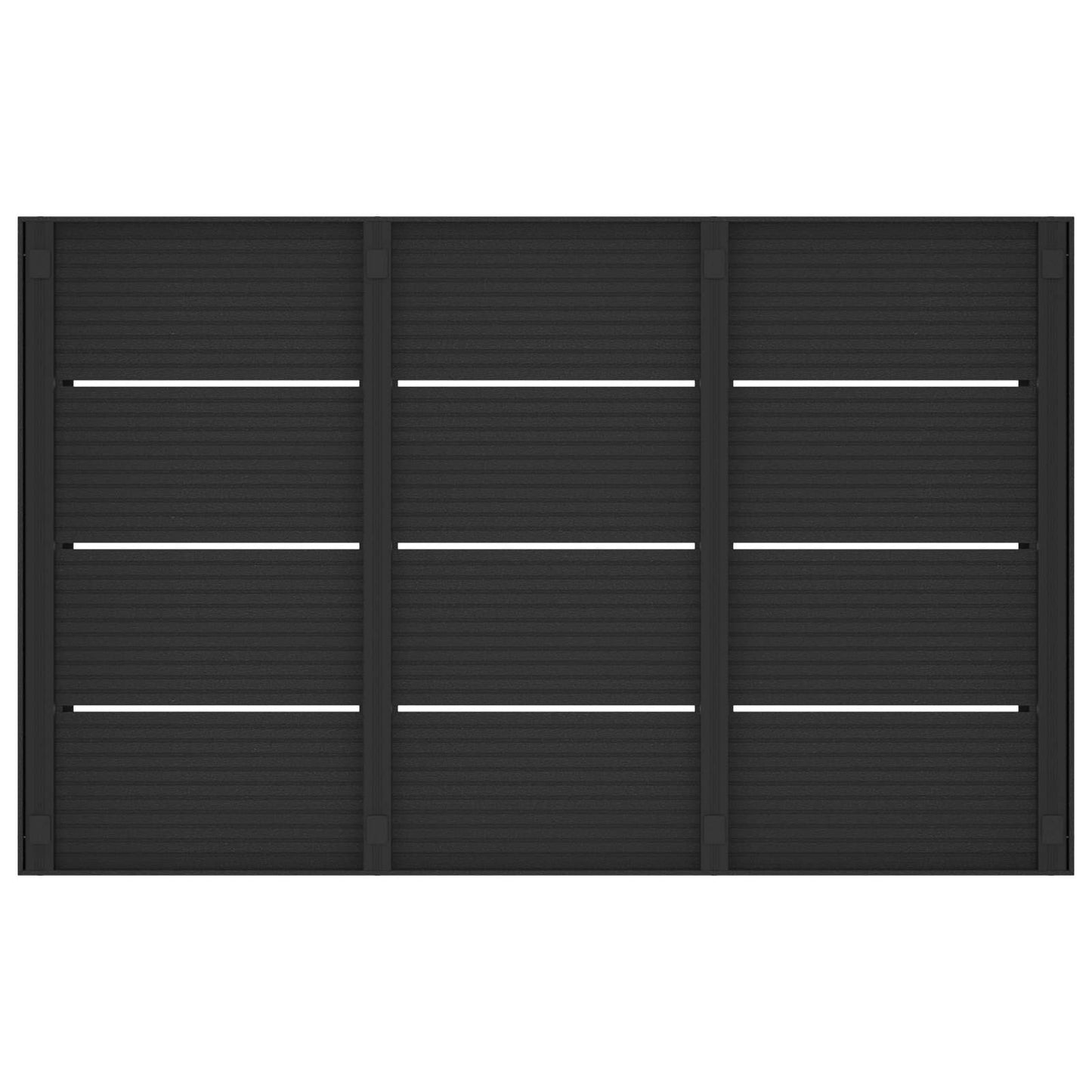 Bruser Baseplade Sort 101 x 63 x 5,5 cm WPC