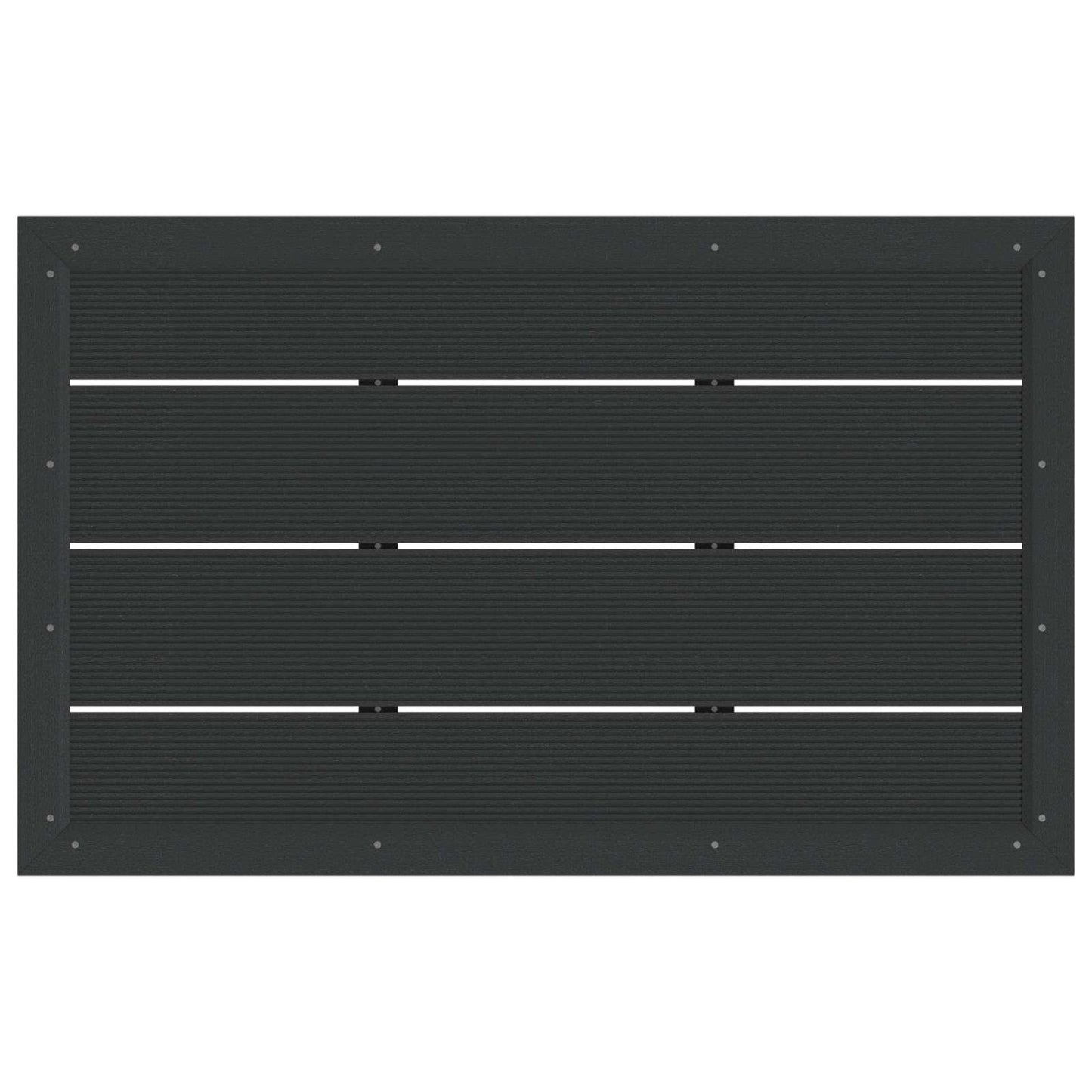 Bruser Baseplade Sort 101 x 63 x 5,5 cm WPC