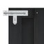 Haveport 100 x 60 cm WPC og Aluminium Sort
