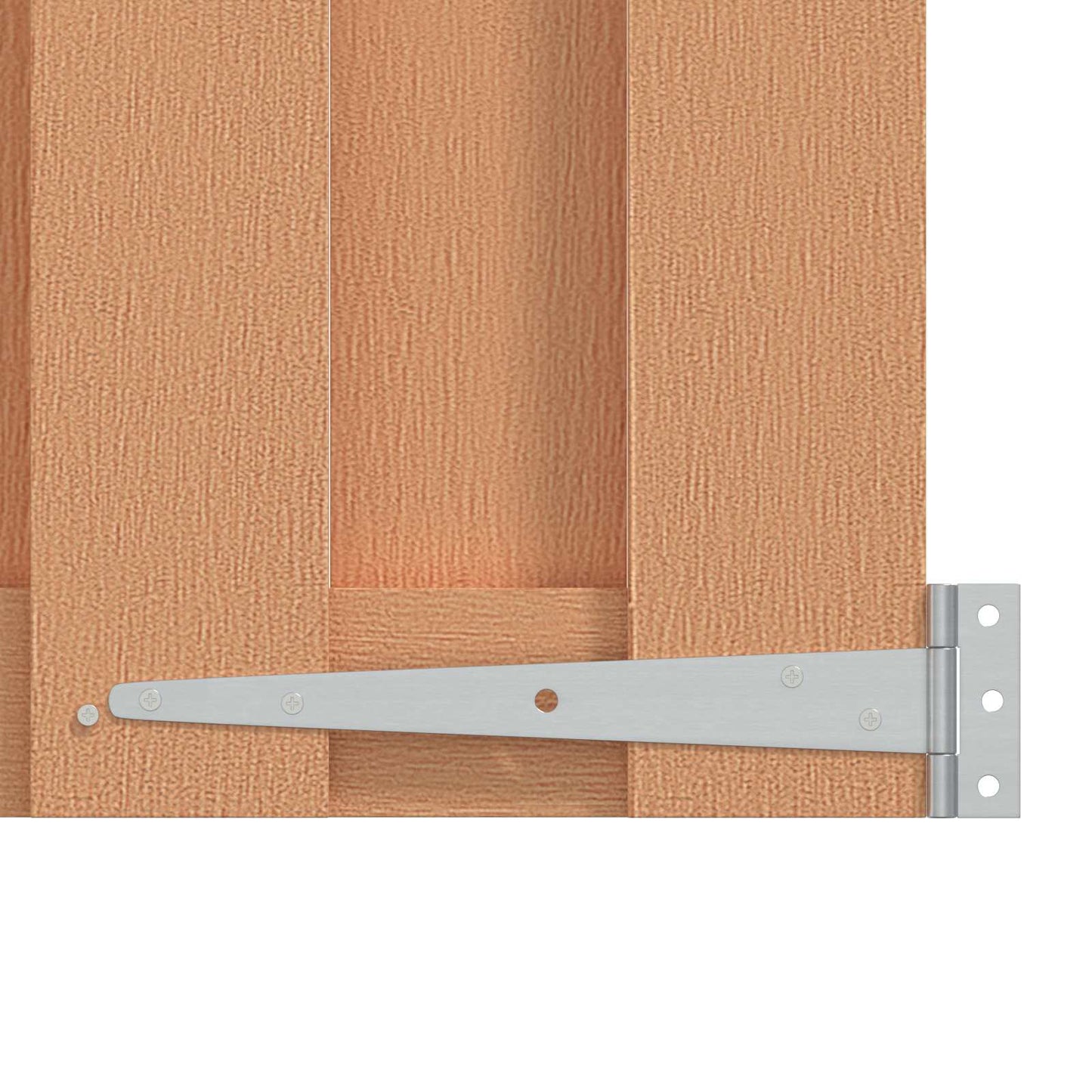 Haveport 100 x 80 cm WPC og Aluminium Brun
