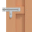 Haveport 100 x 150 cm WPC og Aluminium Brun