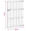 Haveport 100 x 150 cm WPC og Aluminium Brun