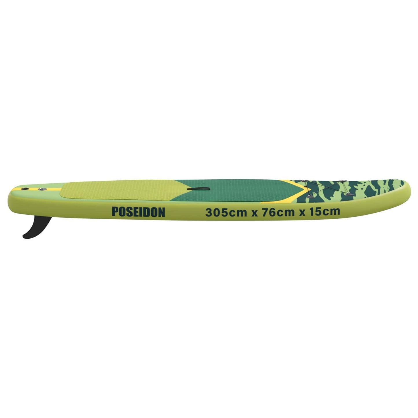 Oppustelig Stand Up Paddle Board POSEIDON 305 x 76 x 15 cm Grøn