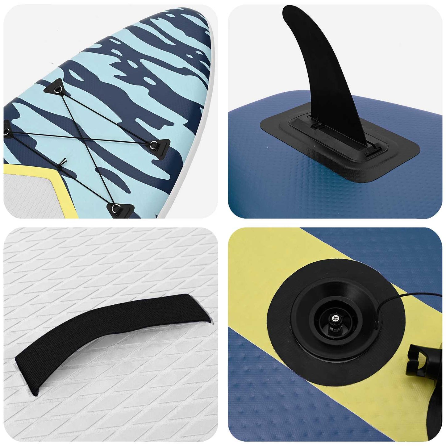 SUP board med sæde 2-i-1 APEX 335 x 76 x 15 cm Blå til