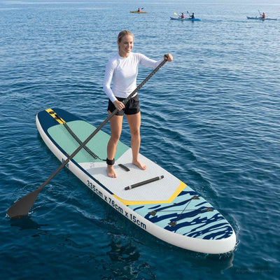 SUP board med sæde 2-i-1 APEX 335 x 76 x 15 cm Blå til