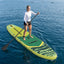 SUP board med sæde 2-i-1 POSEIDON 366 x 81 x 15 cm Grøn til